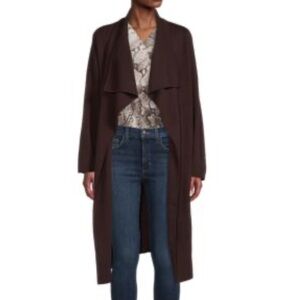 M Magaschoni Open Front Duster Cardigan Size XL